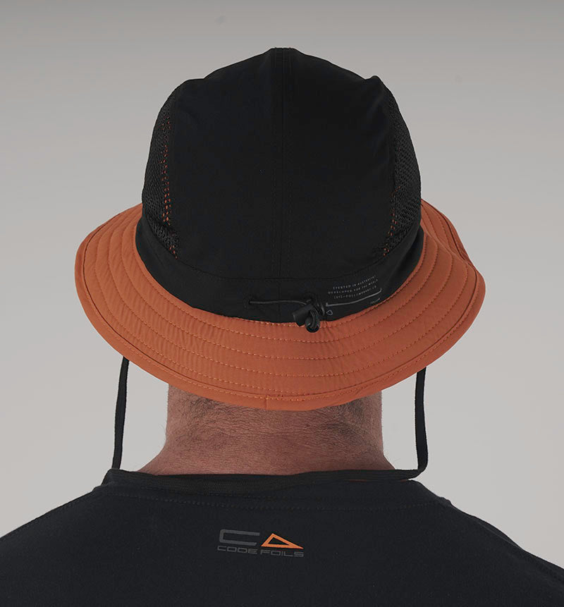 Code Foils Bucket Hat - Black/Orange