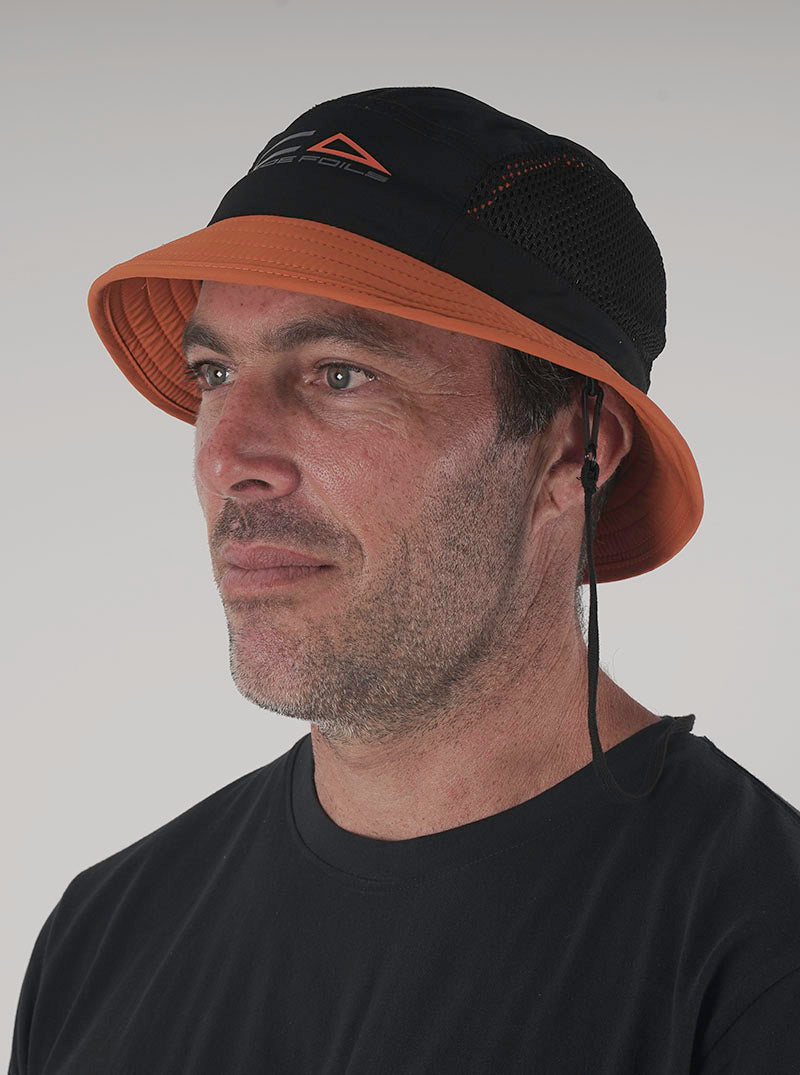 Code Foils Bucket Hat - Black/Orange
